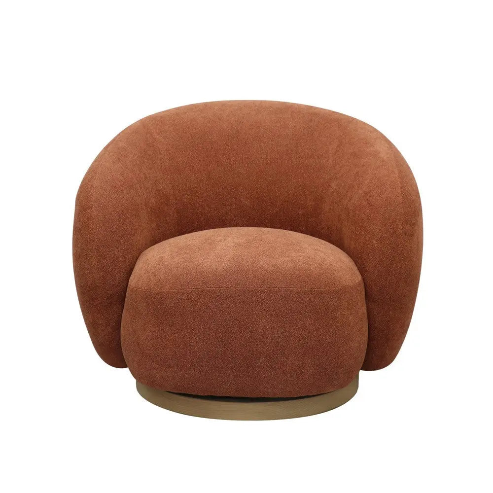 Rust Swivel Chair May Time