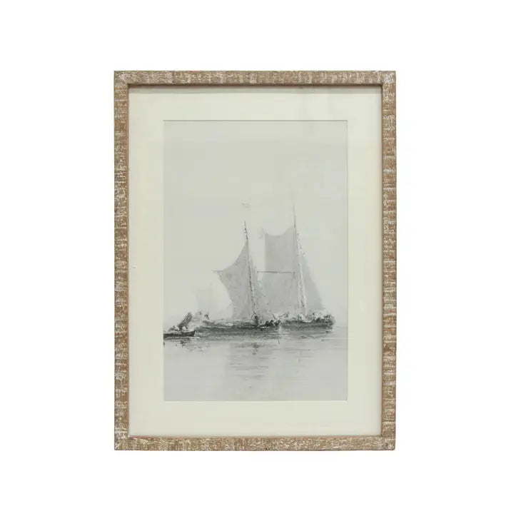 Sailing Print in Frame French Country Collections