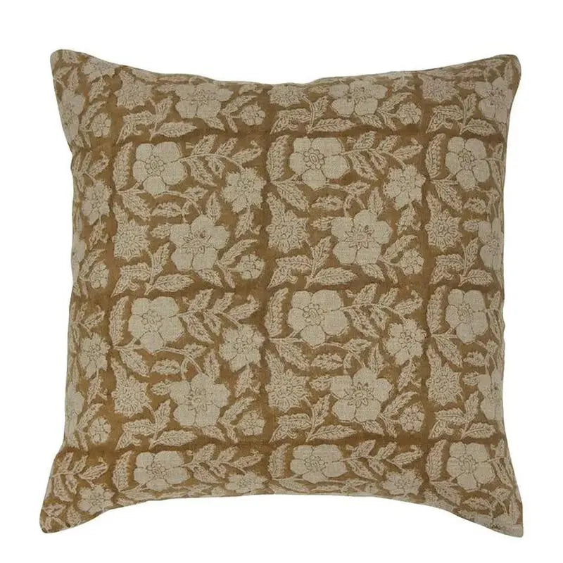 Salta Floral Marigold Cushion Cover French Country Collections