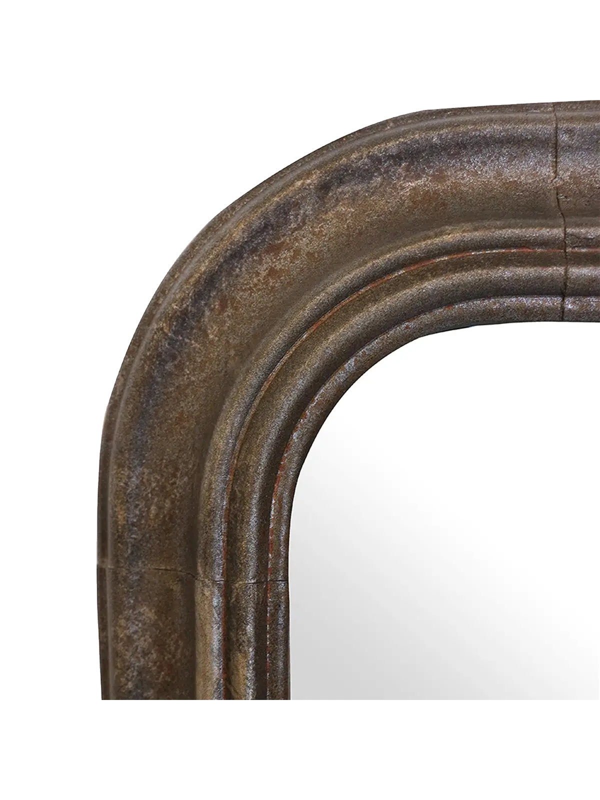 Sasison Arched Mirror in Aged Tin Finish CC Interiors