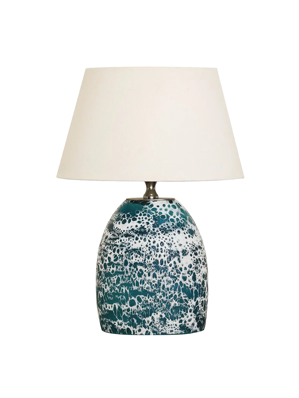 Seafoam Glass Lamp Base CC Interiors