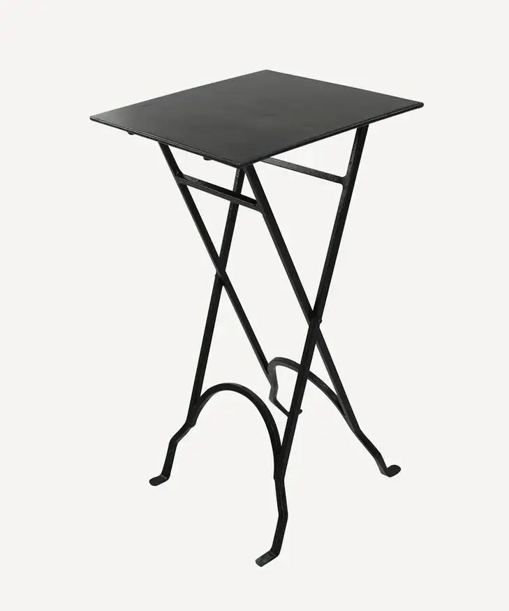 Square Black Iron Side Table French Country Collections