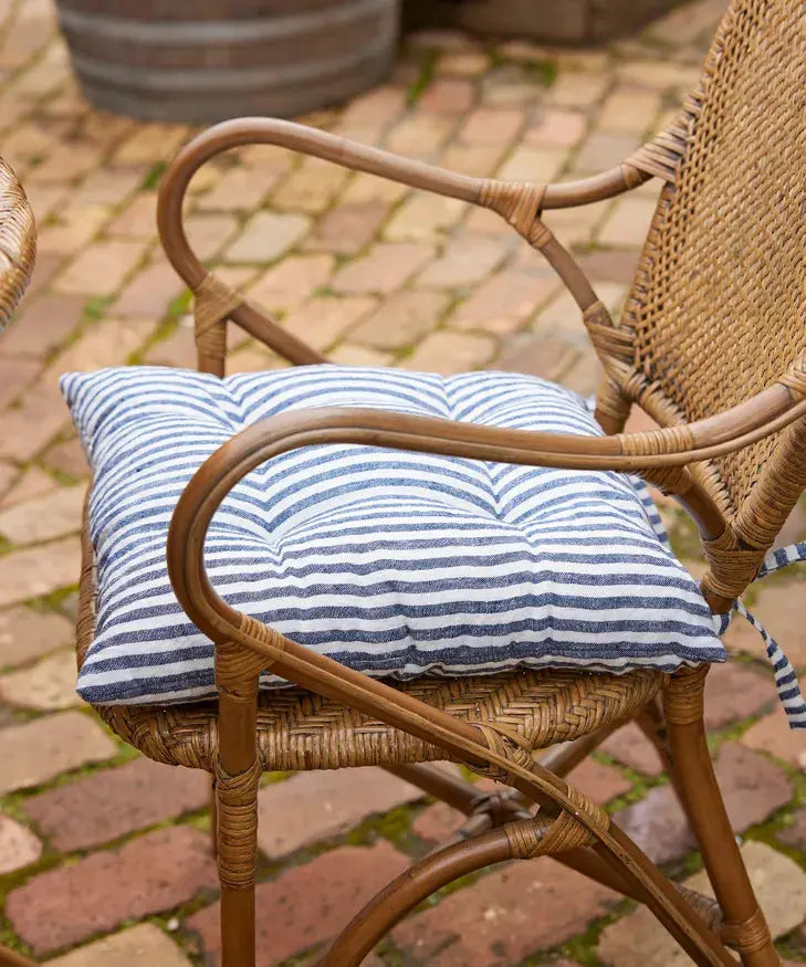 Striped Chair Pad French Country Collections