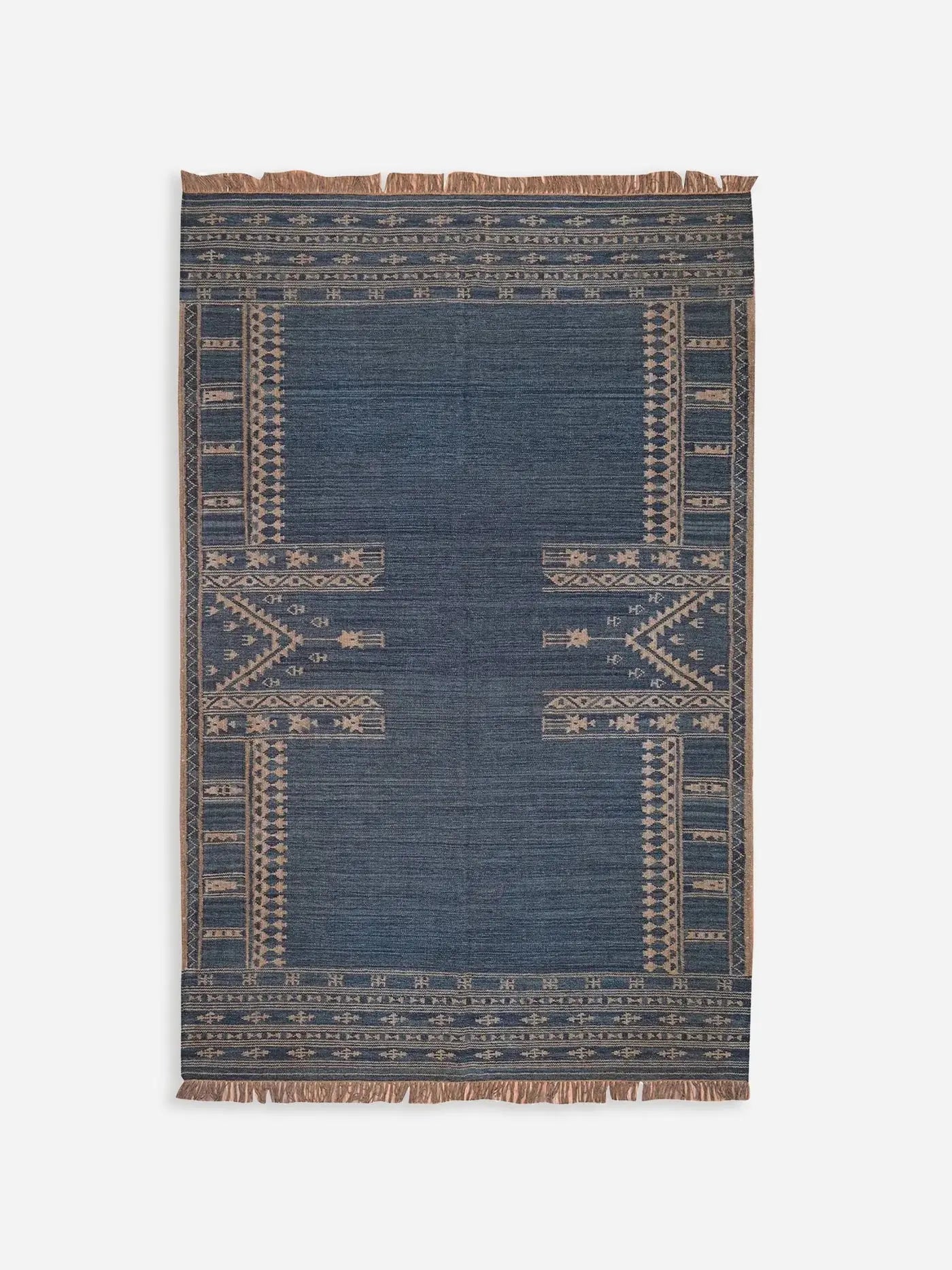 Sundara Motif Rug Blue French Country Collections