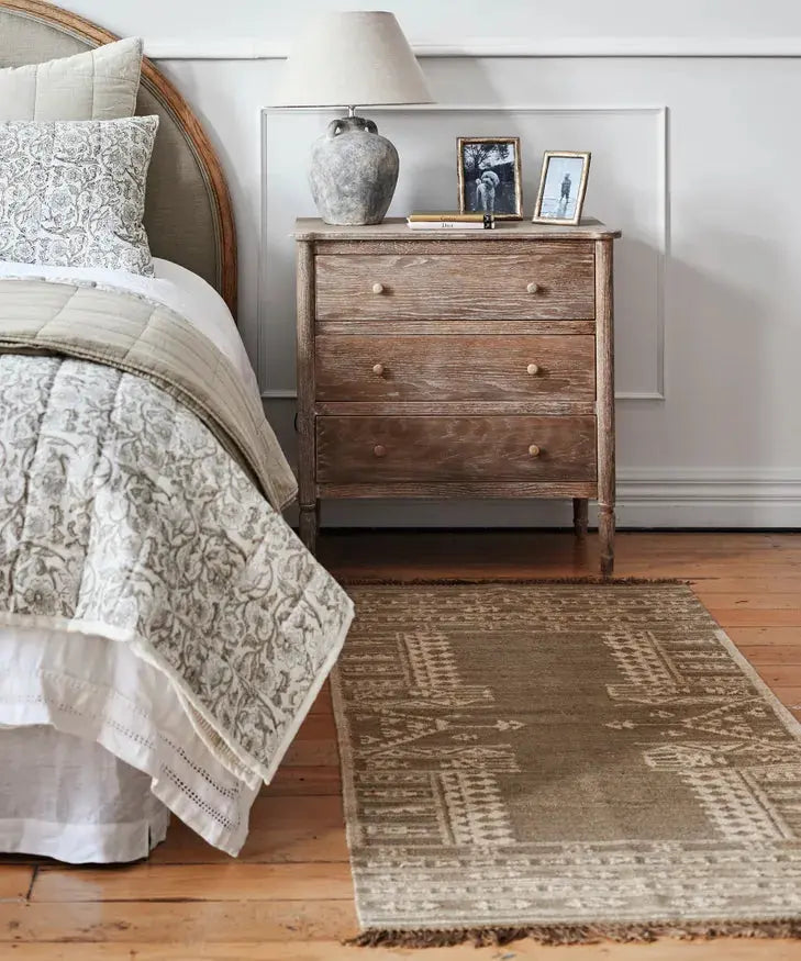 Sundara Motif Runner Sand French Country Collections