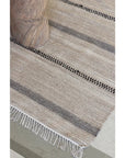Tribal Wool Woven Rug in Earth Tones CC Interiors