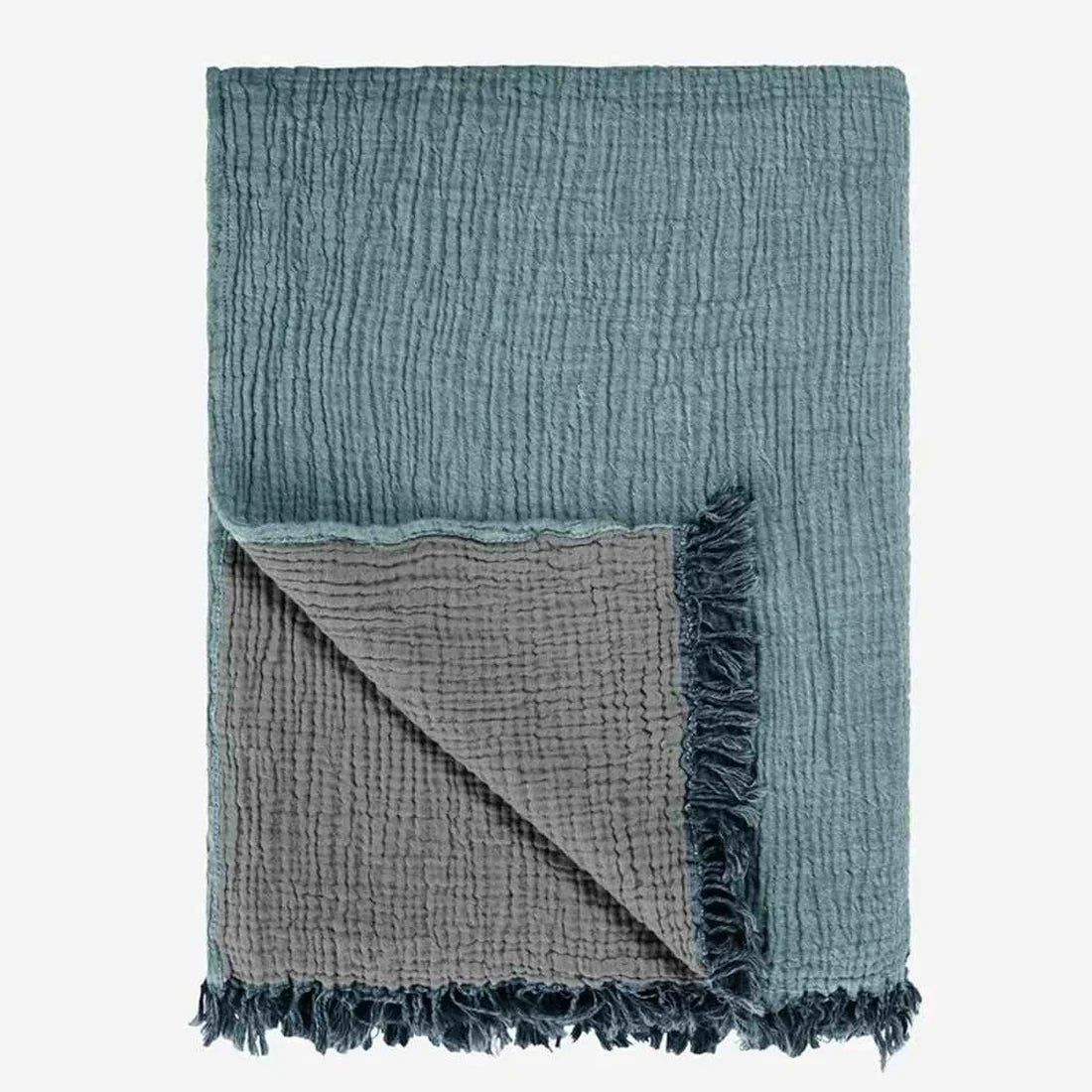 Cocoon Cotton Bed Throw | Garden