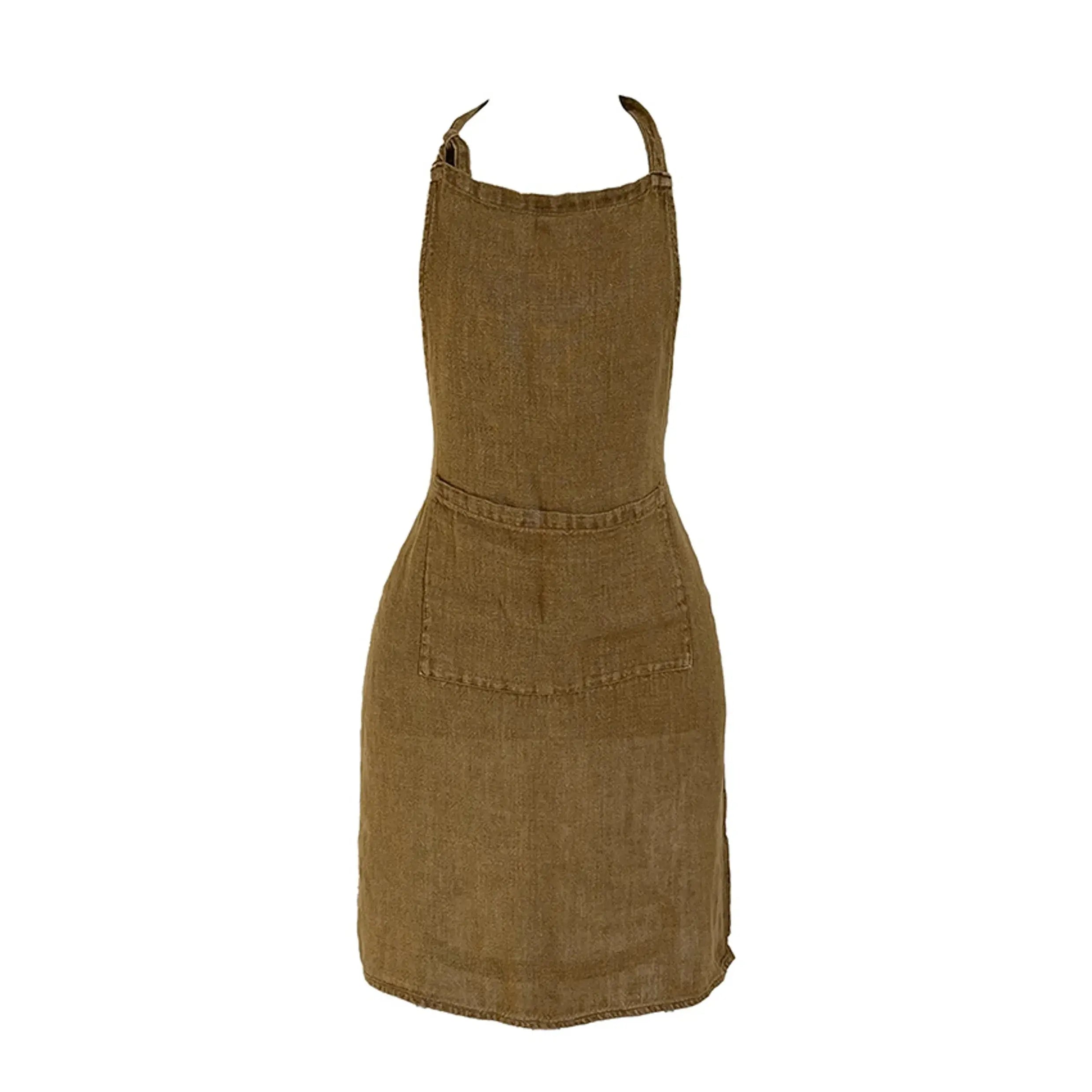 Vintiners 100% French Linen Apron CC Interiors