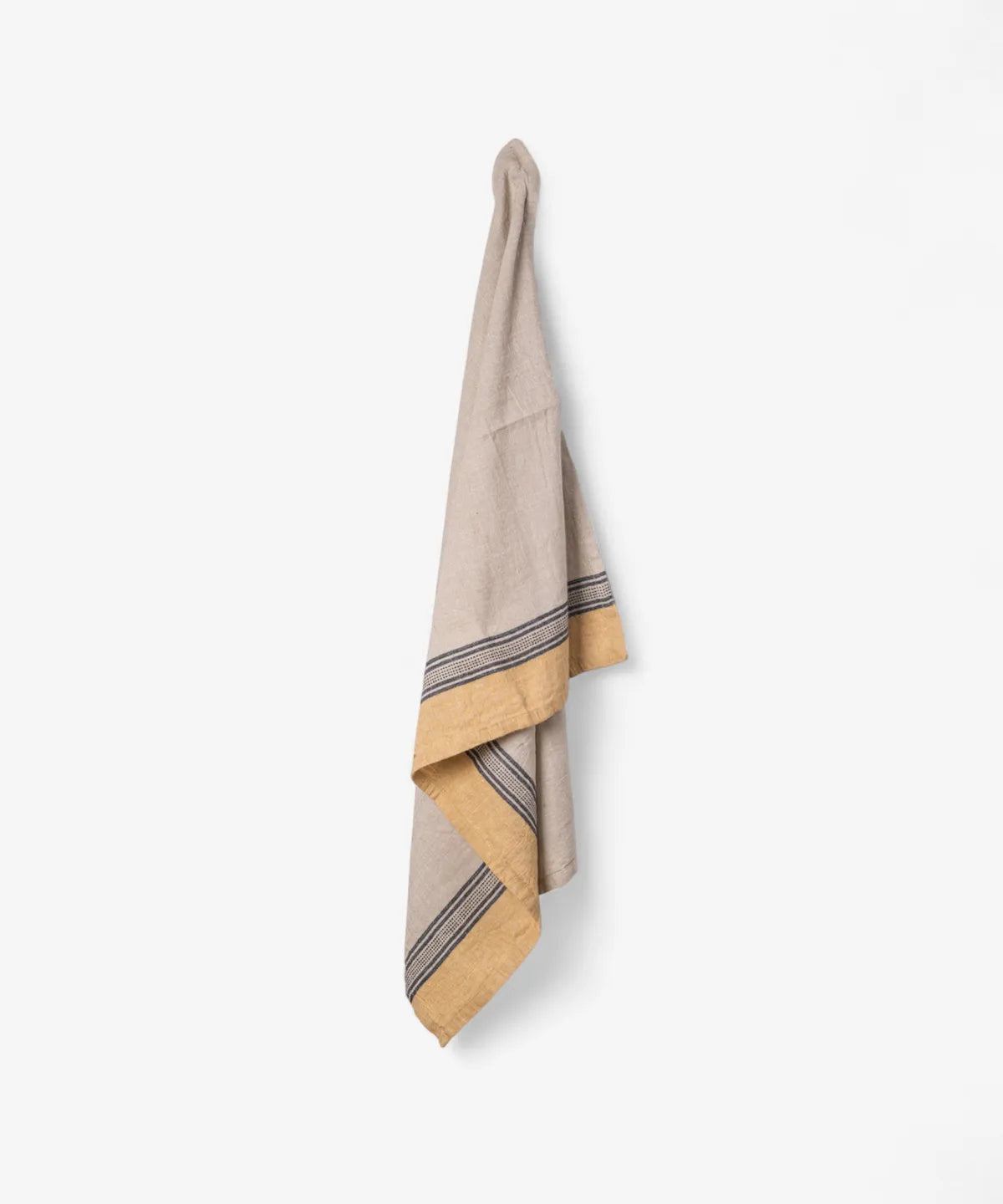 Woven Ribbon Curry Tea towel