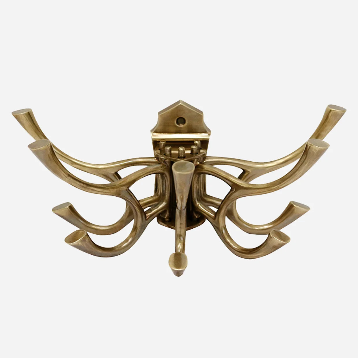 Multi Hooks in Antique Brass Finish