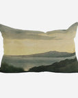 Island at Dusk Lumbar Cushion Cover
