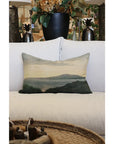 Island at Dusk Lumbar Cushion Cover