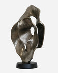 Scalloped Sculpture on Matt Black Stand