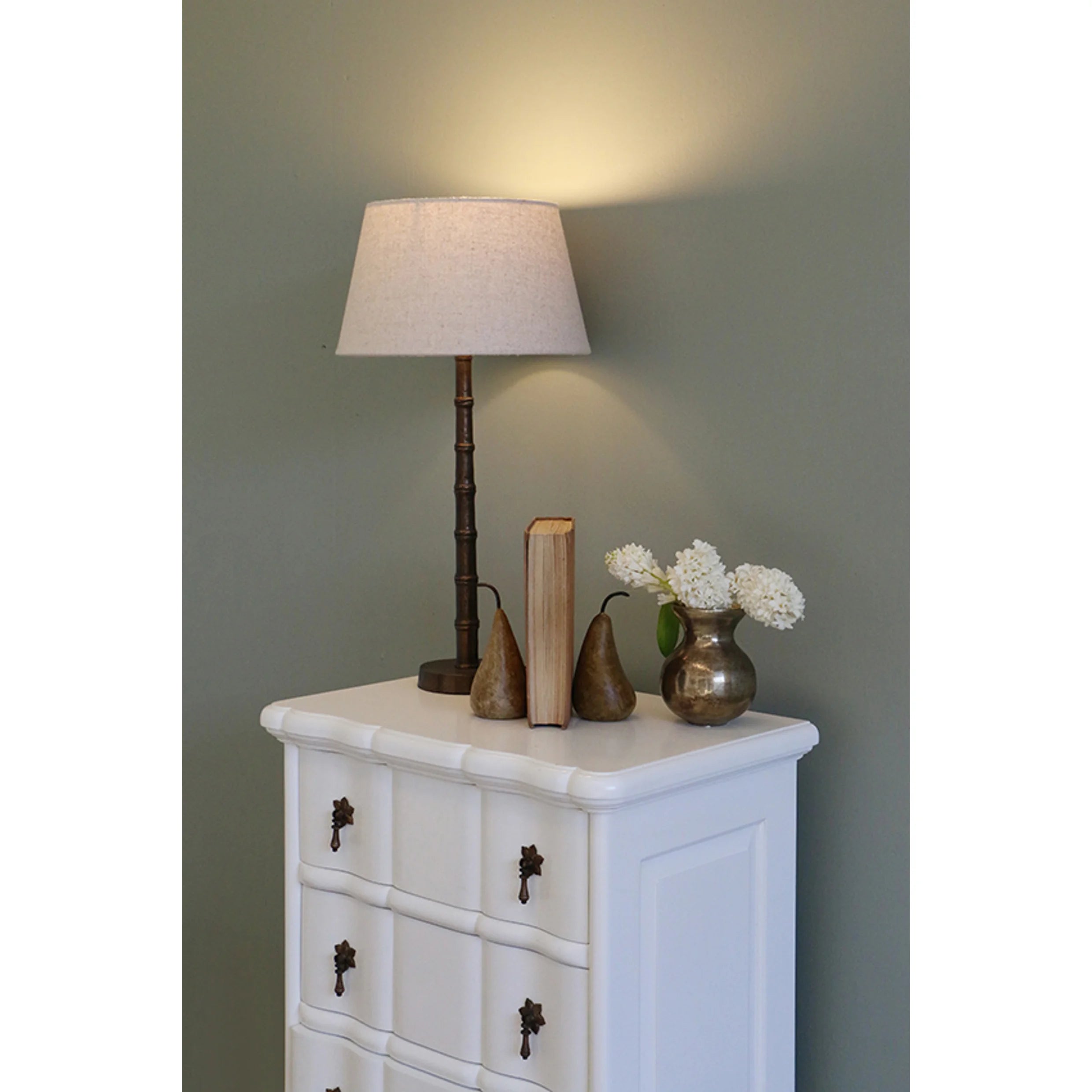 Havana Ridged Candlestick Lamp Base