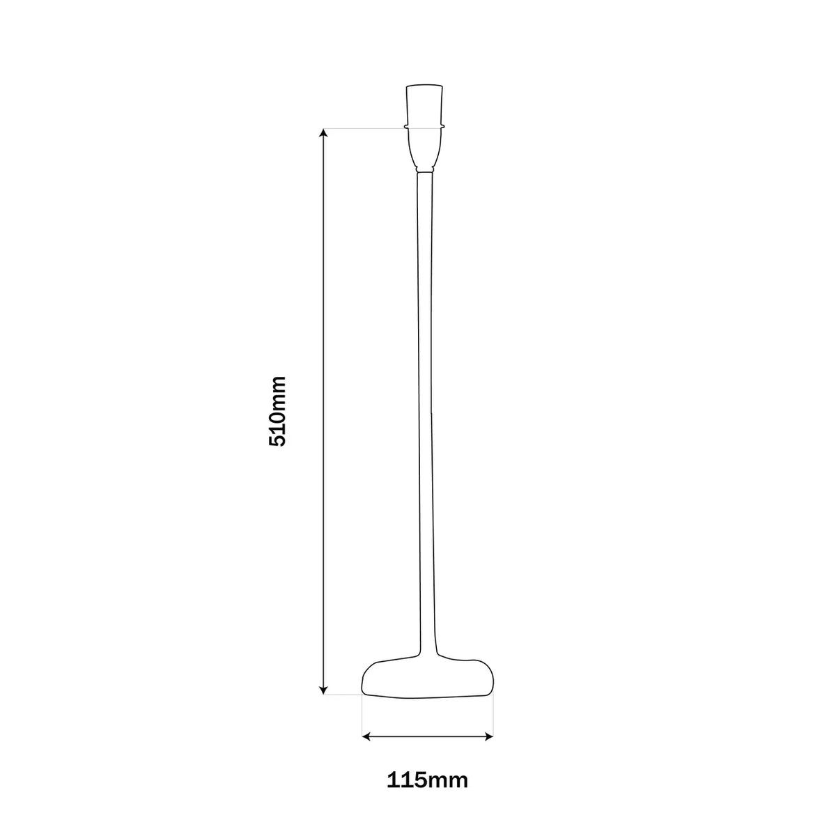 Parisian Style Candle Lamp Base