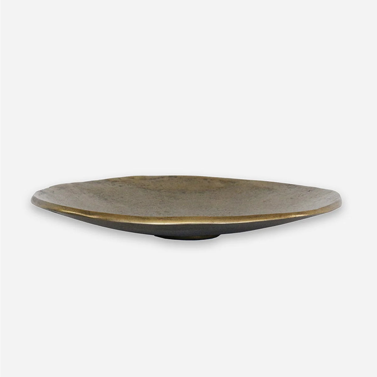 Antique Brass Finish Platter