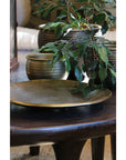 Antique Brass Finish Platter