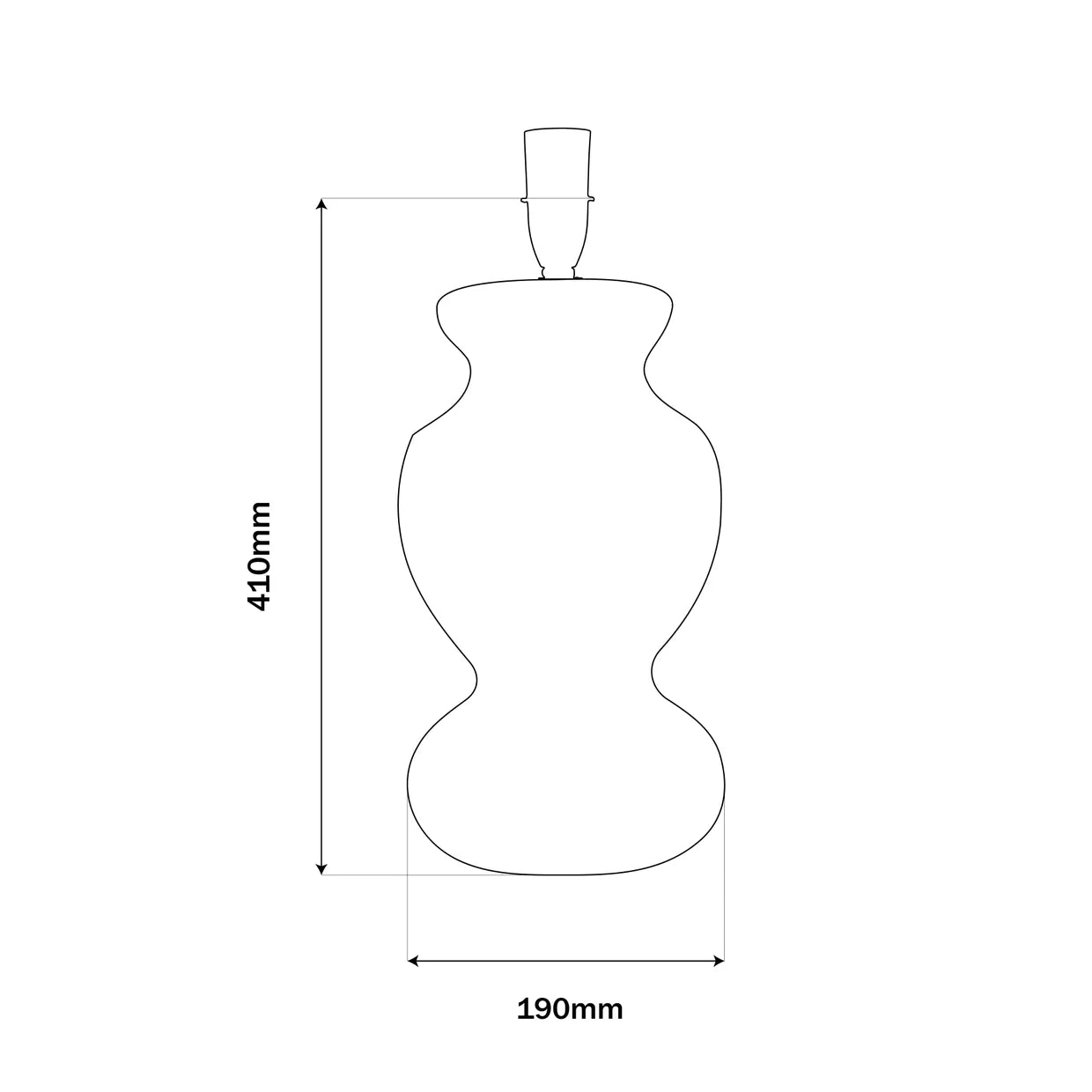 Clyde Urn Lamp Base