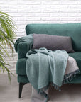 Cocoon Cotton Bed Throw | Garden