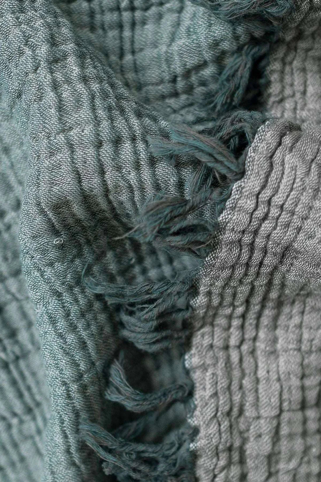 Cocoon Cotton Bed Throw | Garden