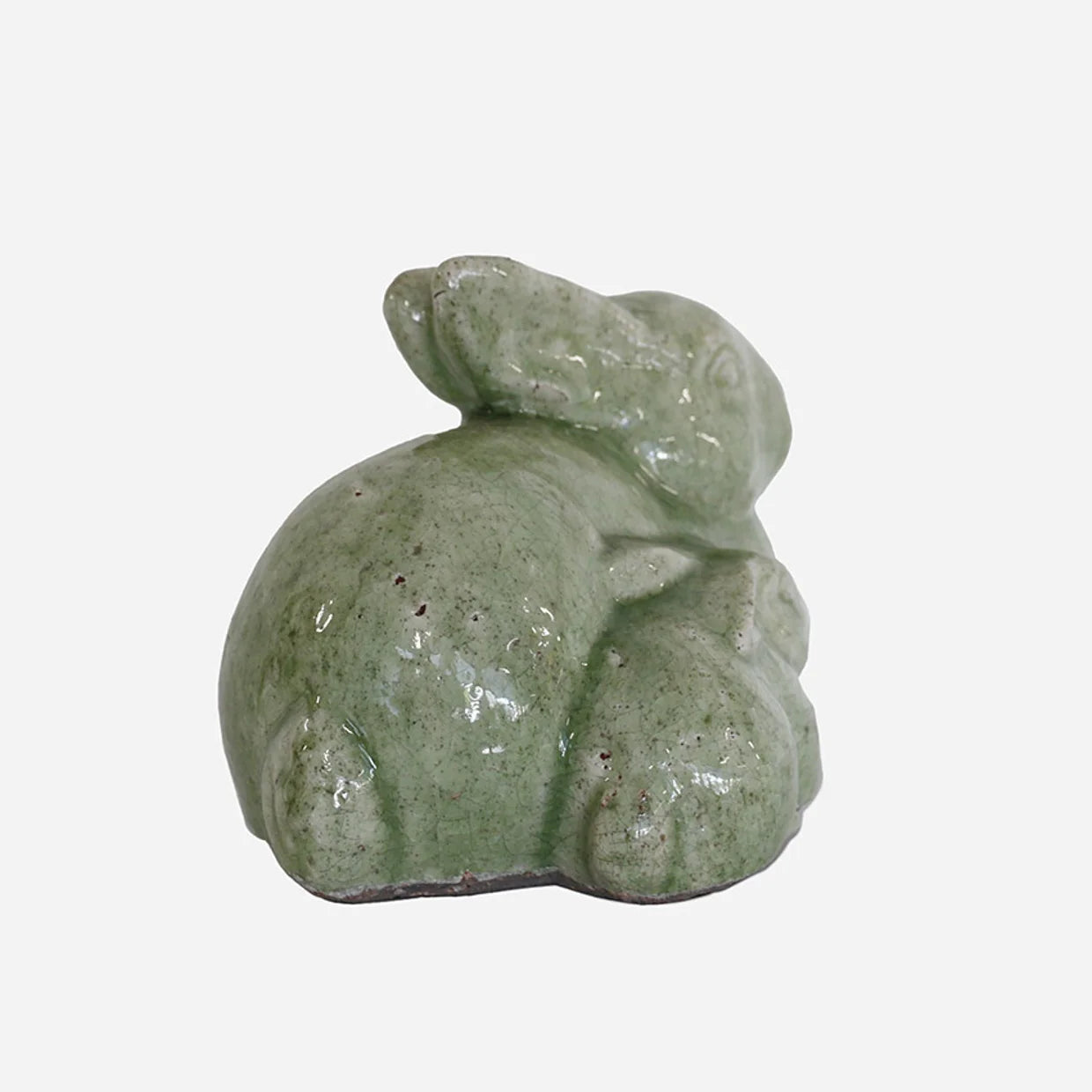 Rabbits in Moss Green