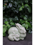 Rabbits in Moss Green