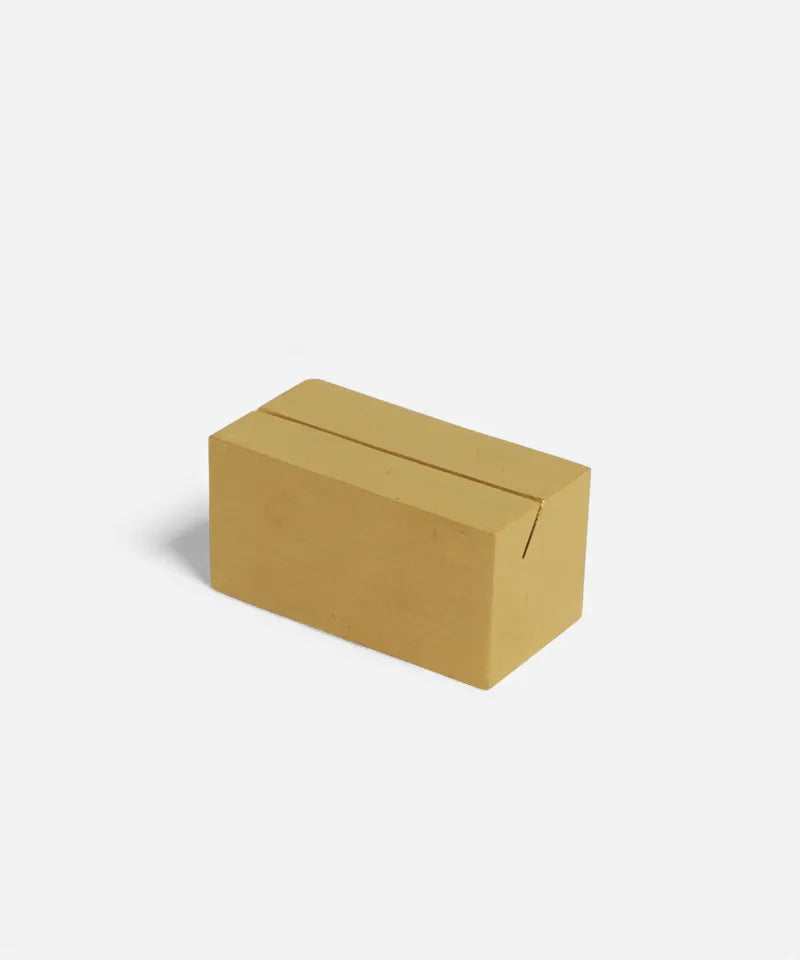 Brass Card Holder Rectangle