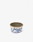 Blue Floral Wide Pot