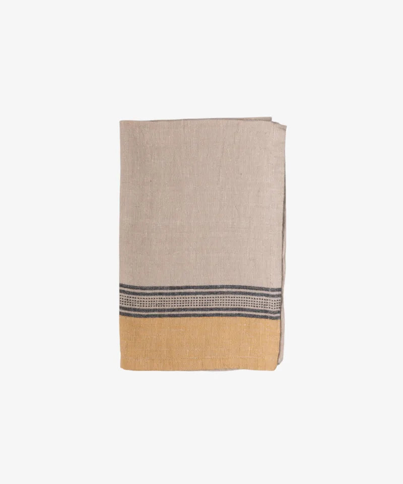Woven Ribbon Curry Tea towel