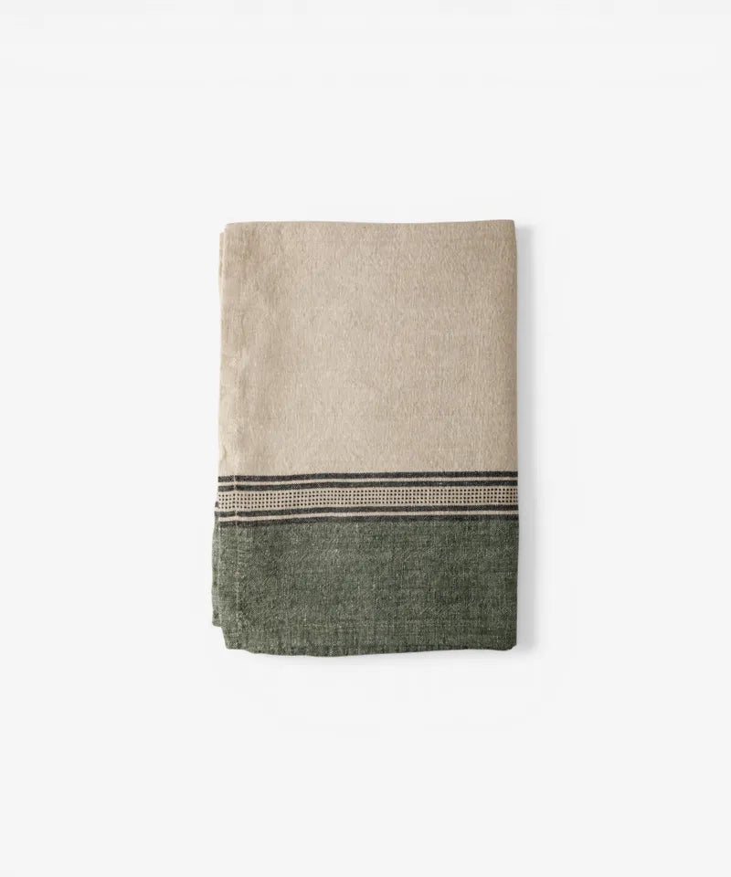 Atelier Ribbon Tea Towel | Green