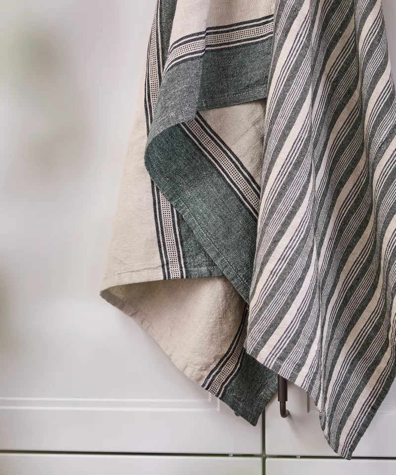 Atelier Ribbon Tea Towel | Green