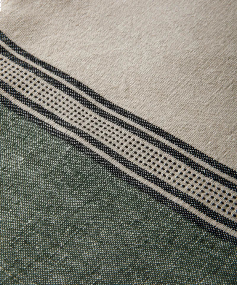 Atelier Ribbon Tea Towel | Green