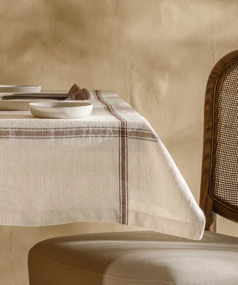 Salon Herringbone Tablecloth