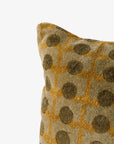 Dots Handblock Velvet Cushion Cover