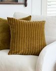 Tobacco Diamonds Handblock Cushion Cover
