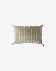 Leaf Handblock Velvet Cushion Cover