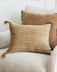 Jolie Handblock Velvet Cushion Cover