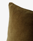 Velvet Cushion Cover Olive