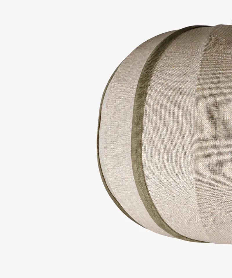 Thea Orb Olive &amp; Natural Pendant