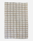 Ibiza Natural, Ivory & Black Check Rug