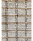 Ibiza Natural, Ivory & Black Check Rug