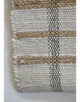 Ibiza Natural, Ivory & Black Check Rug