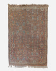 Persian Style Rug Terracotta & Greens