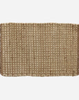 100% Jute Doormat Waffle Weave