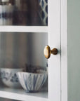Oval Brass Knob