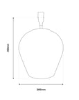 Ravello Etched Lamp in Antique Brass Finish