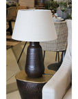 Cyprus Small Urn Lamp Base in Bronze Finish