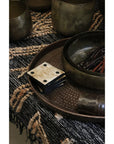 Moroccan Round Beaten Tray | Antique Copper Finish