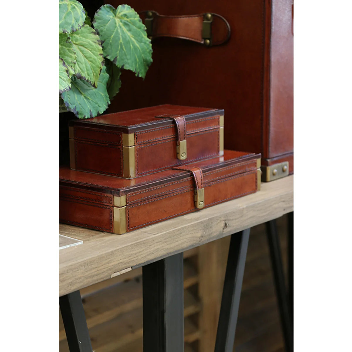Riviera Large Leather Jewellery Box