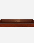 Savoy Leather Tray with Brass Handles